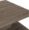 vidaXL - Salontafel - 60x60x35 - cm - MDF - grijs