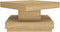vidaXL - Salontafel - 60x60x35 - cm - MDF - lichtbruin