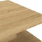 vidaXL - Salontafel - 60x60x35 - cm - MDF - lichtbruin