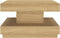 vidaXL - Salontafel - 60x60x35 - cm - MDF - lichtbruin