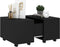 vidaXL - Salontafel - 60x60x38 - cm - bewerkt - hour - zwart