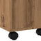 vidaXL - Salontafel - 60x60x38 - cm - bewerkt - hout - artisanaal - eikenkleurig
