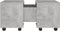 vidaXL - Salontafel - 60x60x38 - cm - bewerkt - hout - betongrijs
