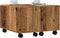 vidaXL - Salontafel - 60x60x38 - cm - bewerkt - hout - oud - houtkleurig
