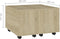 vidaXL - Salontafel - 60x60x38 - cm - bewerkt - hout - sonoma - eikenkleurig