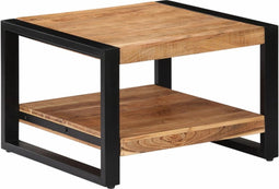vidaXL - Salontafel - 60x60x40 - cm - massief - acaciahout