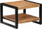 vidaXL - Salontafel - 60x60x40 - cm - massief - acaciahout