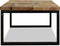 vidaXL - Salontafel - 60x60x40 - cm - teakhout - en - hars