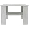 vidaXL - Salontafel - 60x60x42 - cm - bewerkt - hout - betongrijs