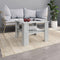 vidaXL - Salontafel - 60x60x42 - cm - bewerkt - hout - betongrijs