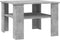 vidaXL - Salontafel - 60x60x42 - cm - bewerkt - hout - betongrijs
