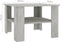 vidaXL - Salontafel - 60x60x42 - cm - bewerkt - hout - betongrijs