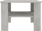 vidaXL - Salontafel - 60x60x42 - cm - bewerkt - hout - betongrijs
