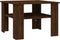 vidaXL - Salontafel - 60x60x42 - cm - bewerkt - hout - bruin - eikenkleur