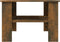 vidaXL - Salontafel - 60x60x42 - cm - bewerkt - hout - gerookt - eikenkleurig