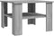 vidaXL - Salontafel - 60x60x42 - cm - bewerkt - hout - grijs - sonoma - eiken