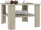 vidaXL - Salontafel - 60x60x42 - cm - bewerkt - hout - sonoma - eikenkleurig
