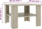 vidaXL - Salontafel - 60x60x42 - cm - bewerkt - hout - sonoma - eikenkleurig