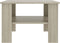 vidaXL - Salontafel - 60x60x42 - cm - bewerkt - hout - sonoma - eikenkleurig