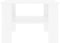 vidaXL - Salontafel - 60x60x42 - cm - bewerkt - hout - wit