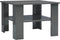 vidaXL - Salontafel - 60x60x42 - cm - bewerkt - hout - zwart