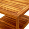 vidaXL - Salontafel - 60x60x45 - cm - massief - acaciahout
