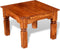 vidaXL - Salontafel - 60x60x45 - cm - massief - hout