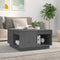 vidaXL - Salontafel - 60x61x32,5 - cm - massief - grenenhout - grijs