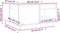 vidaXL - Salontafel - 60x61x32,5 - cm - massief - grenenhout - grijs