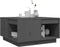 vidaXL - Salontafel - 60x61x32,5 - cm - massief - grenenhout - grijs
