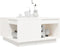 vidaXL - Salontafel - 60x61x32,5 - cm - massief - grenenhout - wit