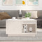 vidaXL - Salontafel - 60x61x32,5 - cm - massief - grenenhout - wit