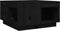 vidaXL - Salontafel - 60x61x32,5 - cm - massief - grenenhout - zwart