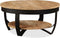 vidaXL - Salontafel - 65x32 - cm - massief - ruw - mangohout