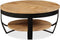 vidaXL - Salontafel - 65x32 - cm - massief - ruw - mangohout