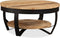 vidaXL - Salontafel - 65x32 - cm - massief - ruw - mangohout