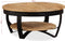 vidaXL - Salontafel - 65x32 - cm - massief - ruw - mangohout