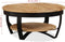 vidaXL - Salontafel - 65x32 - cm - massief - ruw - mangohout