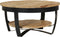 vidaXL - Salontafel - 65x32 - cm - massief - ruw - mangohout