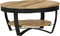 vidaXL - Salontafel - 65x32 - cm - massief - ruw - mangohout