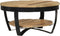 vidaXL - Salontafel - 65x32 - cm - massief - ruw - mangohout