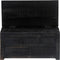 vidaXL - Salontafel - 65x65x30 - cm - massief - mangohout - zwart
