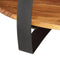 vidaXL - Salontafel - 65x65x32 - cm - massief - acaciahout