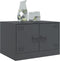 vidaXL - Salontafel - 67x50x44 - cm - staal - antracietkleurig