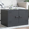 vidaXL - Salontafel - 67x50x44 - cm - staal - antracietkleurig