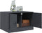 vidaXL - Salontafel - 67x50x44 - cm - staal - antracietkleurig