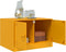 vidaXL - Salontafel - 67x50x44 - cm - staal - geel
