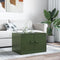 vidaXL - Salontafel - 67x50x44 - cm - staal - olijfgroen