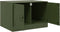 vidaXL - Salontafel - 67x50x44 - cm - staal - olijfgroen