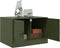vidaXL - Salontafel - 67x50x44 - cm - staal - olijfgroen